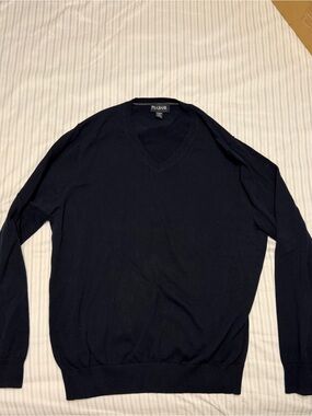 Jos. A. Bank Men's Navy V-Neck Sweater